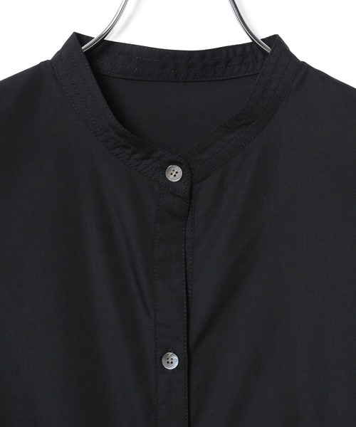 ADAM ET ROPE'(アダムエロペ)の「【WEB限定】ウエスト切替フレンチシャツワンピース(シャツワンピース・レディース・ブラック/サックスブルー/ブルー系その他4・FREE)」の11枚目の写真