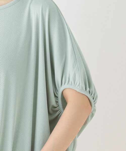 SHOO・LA・RUE（シューラルー）の「◆テレコドルマンビッグTシャツ（Tシャツ/カットソー・レディース・ブラック/ダークグリーン/アイボリー/ブラウン系その他・00）」の9枚目の写真