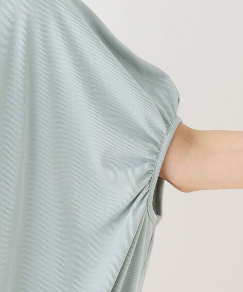 SHOO・LA・RUE（シューラルー）の「◆テレコドルマンビッグTシャツ（Tシャツ/カットソー・レディース・ブラック/ダークグリーン/アイボリー/ブラウン系その他・00）」の10枚目の写真