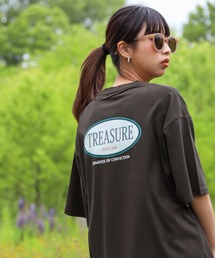 【ZIP FIVE】ヴィンテージレトロ ロゴデザイン半袖ビッグTシャツ【ユニセックス】