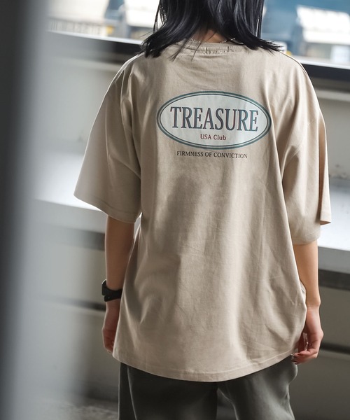 ZIP FIVE(ジップファイブ)の「【ZIP FIVE】ヴィンテージレトロ ロゴデザイン半袖ビッグTシャツ【ユニセックス】(Tシャツ/カットソー・レディース・ホワイト/ホワイト系1/ベージュ系/オートミール/ネイビー系1/グレイッシュベージュ/ベージュ系その他2/ネイビー系/ネイビー/ブラック系1/ホワイト系/ベージュ系1/ベージュ系その他/ブラック系/ブラック・LARGE/MEDIUM/X-LARGE)」の12枚目の写真