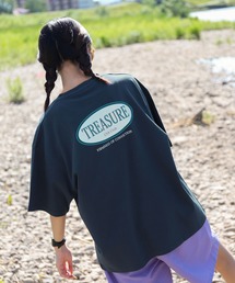 【ZIP FIVE】ヴィンテージレトロ ロゴデザイン半袖ビッグTシャツ【ユニセックス】