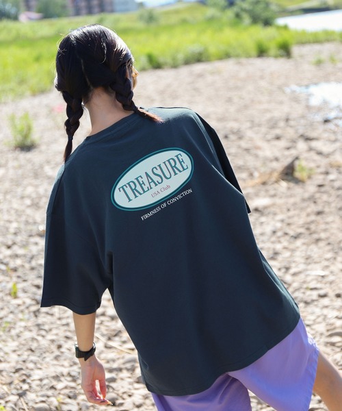 ZIP FIVE(ジップファイブ)の「【ZIP FIVE】ヴィンテージレトロ ロゴデザイン半袖ビッグTシャツ【ユニセックス】(Tシャツ/カットソー・レディース・ホワイト/ホワイト系1/ベージュ系/オートミール/ネイビー系1/グレイッシュベージュ/ベージュ系その他2/ネイビー系/ネイビー/ブラック系1/ホワイト系/ベージュ系1/ベージュ系その他/ブラック系/ブラック・LARGE/MEDIUM/X-LARGE)」の15枚目の写真