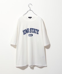 【ZIP FIVE】ヴィンテージレトロ ロゴデザイン半袖ビッグTシャツ【ユニセックス】