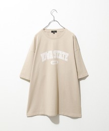 【ZIP FIVE】ヴィンテージレトロ ロゴデザイン半袖ビッグTシャツ【ユニセックス】