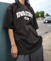 ZIP FIVE | アソートカレッジロゴビッグシルエットTシャツ【ユニセックス】(Tシャツ/カットソー)