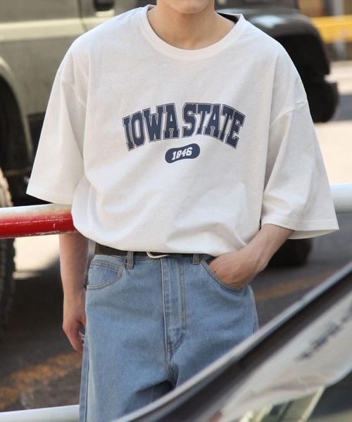 ZIP FIVE(ジップファイブ)の「【ZIP FIVE】ヴィンテージレトロ ロゴデザイン半袖ビッグTシャツ【ユニセックス】(Tシャツ/カットソー・レディース・ホワイト/ホワイト系1/ベージュ系/オートミール/ネイビー系1/グレイッシュベージュ/ベージュ系その他2/ネイビー系/ネイビー/ブラック系1/ホワイト系/ベージュ系1/ベージュ系その他/ブラック系/ブラック・LARGE/MEDIUM/X-LARGE)」の17枚目の写真