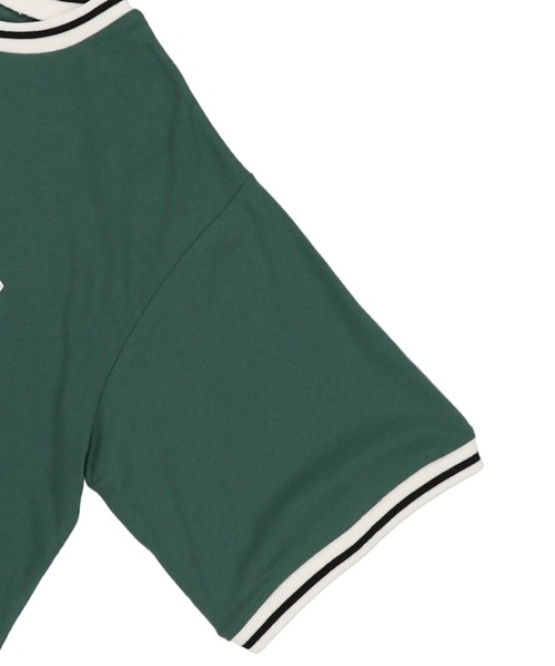 SPINNS（スピンズ）の「【ゆるシルエット】リブラインカレッジロゴ半袖Tシャツ（Tシャツ/カットソー・レディース・ホワイト/ネイビー/グリーン/ボルドー・ONESIZE）」の22枚目の写真