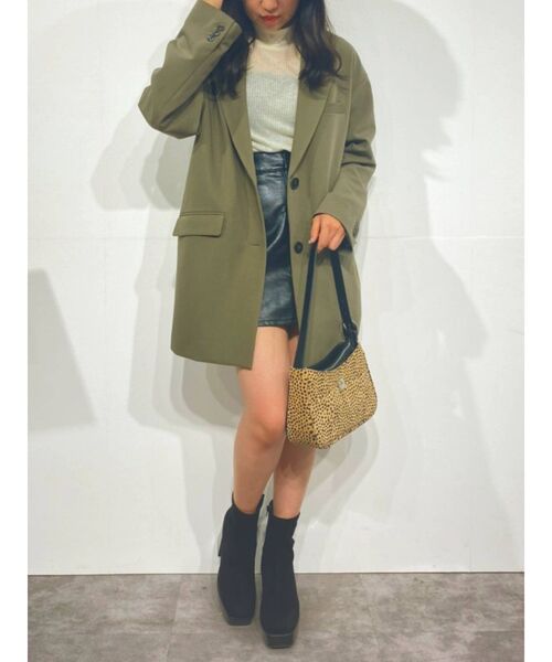 EVRIS（エヴリス）の「メンズライクルーズジャケット（テーラードジャケット・レディース・ベージュ/カーキ・FREE）」の19枚目の写真