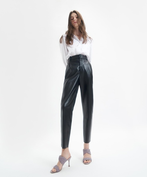 【セール】ダブルストラップ ウーブンヒールドミュール / Double Strap Woven Heeled Mules（サンダル）｜CHARLES & KEITH（チャールズ & キース）