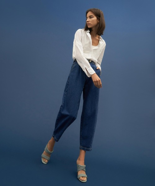 【セール】ダブルストラップ ウーブンヒールドミュール / Double Strap Woven Heeled Mules（サンダル）｜CHARLES & KEITH（チャールズ & キース）