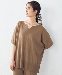 COMME CA ISM | キーネック　ニット(ニット/セーター)