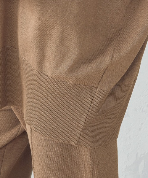 COMME CA ISM（コムサイズム）の「キーネック　ニット（ニット/セーター・レディース・ブラック/モカ・MEDIUM/LARGE）」の11枚目の写真