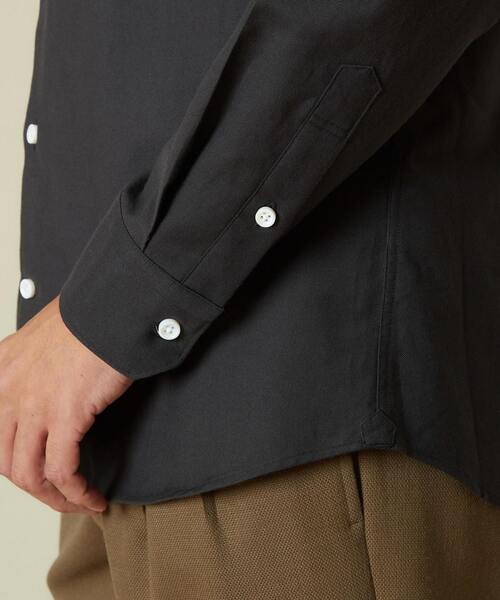 EYE. D WEARing(アイディウェアリング)の「HITOYOSHI Wネーム EYE. D WEARing グレイッシュヴィンテージシャツ(シャツ/ブラウス・メンズ・チャコールグレー/ホワイト・2/4/3)」の8枚目の写真