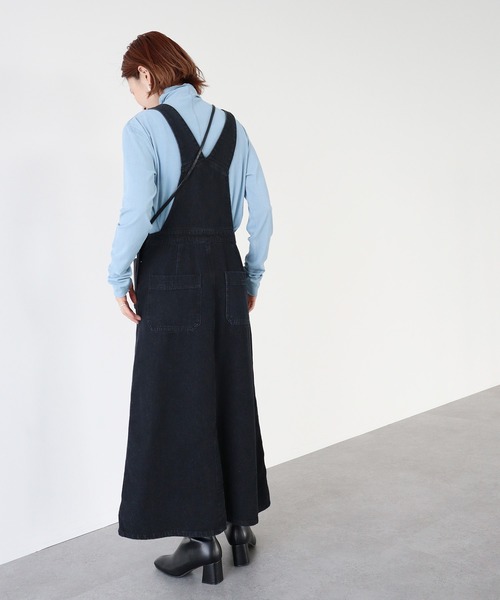 AMERICAN HOLIC（アメリカンホリック）の「テレコハイネックカットプルオーバー（Tシャツ/カットソー・レディース・アイボリー/ライトグレー/ブラック/ブラウン/サックスブルー・M/L）」の21枚目の写真