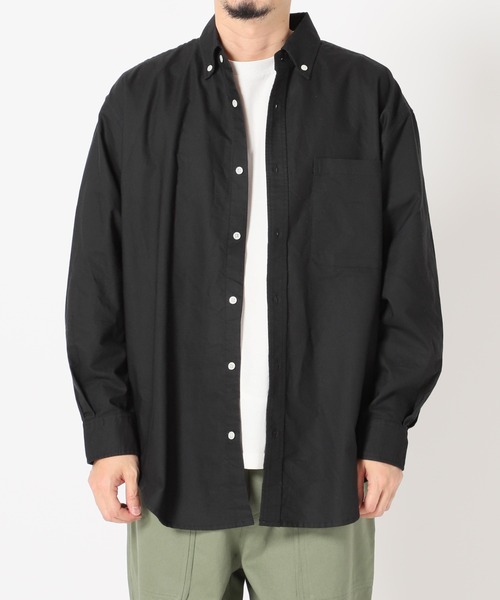 JOURNAL STANDARD relume（ジャーナルスタンダード　レリューム）の「オーバーサイズ BDシャツ（シャツ/ブラウス・メンズ・ホワイト/ブラック/グレー・M/L）」の6枚目の写真