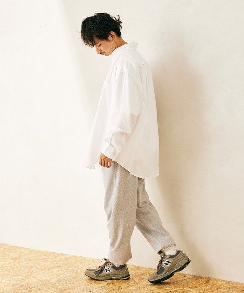 JOURNAL STANDARD relume（ジャーナルスタンダード　レリューム）の「オーバーサイズ BDシャツ（シャツ/ブラウス・メンズ・ホワイト/ブラック/グレー・M/L）」の9枚目の写真
