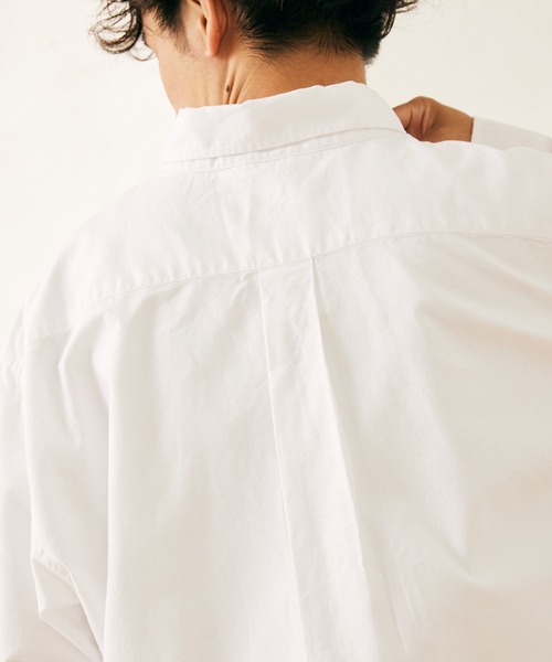 JOURNAL STANDARD relume（ジャーナルスタンダード　レリューム）の「オーバーサイズ BDシャツ（シャツ/ブラウス・メンズ・ホワイト/ブラック/グレー・M/L）」の12枚目の写真