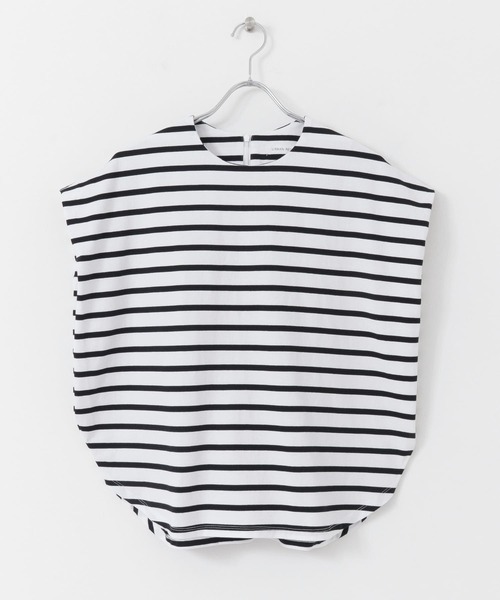 URBAN RESEARCH（アーバンリサーチ）の「フレンチスリーブバスクカットソー（Tシャツ/カットソー・レディース・ブルー系その他/ブラック系その他・FREE）」の17枚目の写真