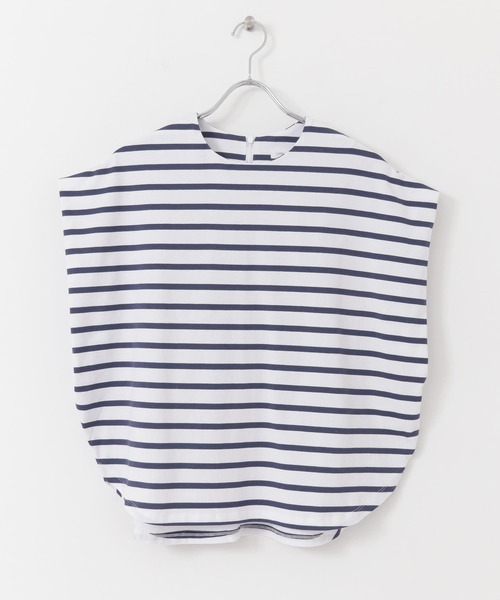 URBAN RESEARCH（アーバンリサーチ）の「フレンチスリーブバスクカットソー（Tシャツ/カットソー・レディース・ブルー系その他/ブラック系その他・FREE）」の18枚目の写真