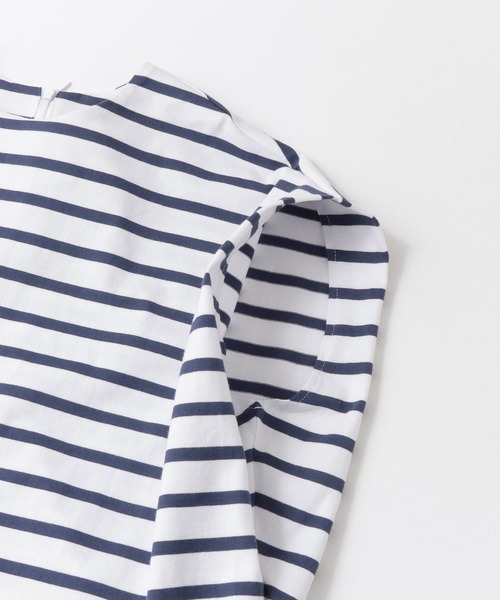 URBAN RESEARCH（アーバンリサーチ）の「フレンチスリーブバスクカットソー（Tシャツ/カットソー・レディース・ブルー系その他/ブラック系その他・FREE）」の19枚目の写真