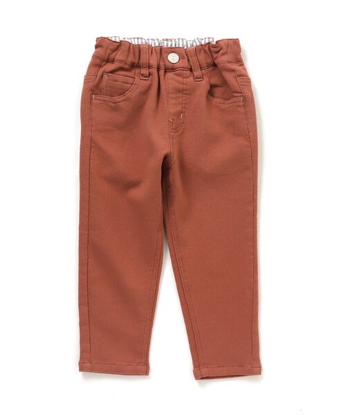 BREEZE（ブリーズ）の「WEB限定 すぽ軽カラー細テーパードパンツ（その他パンツ・キッズ・ネイビー/ミント/パープル/ブラウン/オレンジ/アイボリー・140/110/130/100/90/120/150/80）」の6枚目の写真