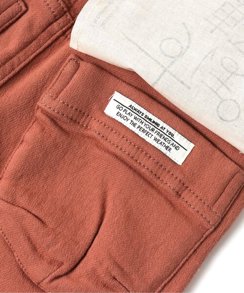 BREEZE（ブリーズ）の「WEB限定 すぽ軽カラー細テーパードパンツ（その他パンツ・キッズ・ネイビー/ミント/パープル/ブラウン/オレンジ/アイボリー・140/110/130/100/90/120/150/80）」の15枚目の写真