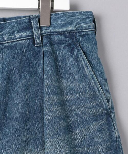 kolor BEACON（カラービーコン）の「＜kolor/BEACON（カラー ビーコン）＞ デニム ワンプリーツ パンツ ■■■（デニムパンツ・メンズ・コバルトブルー・1/3/2）」の7枚目の写真