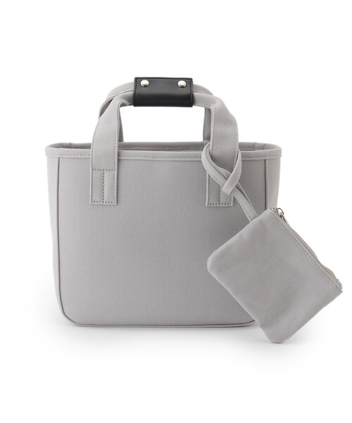 SOUP（スープ）の「◆モードキャンバストート（トートバッグ・レディース・グレー/オフホワイト/カーキ・00）」の2枚目の写真