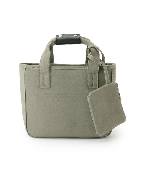 SOUP（スープ）の「◆モードキャンバストート（トートバッグ・レディース・グレー/オフホワイト/カーキ・00）」の3枚目の写真