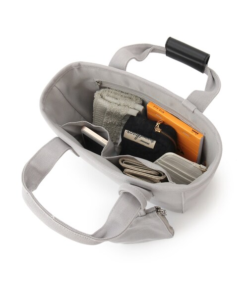 SOUP（スープ）の「◆モードキャンバストート（トートバッグ・レディース・グレー/オフホワイト/カーキ・00）」の4枚目の写真