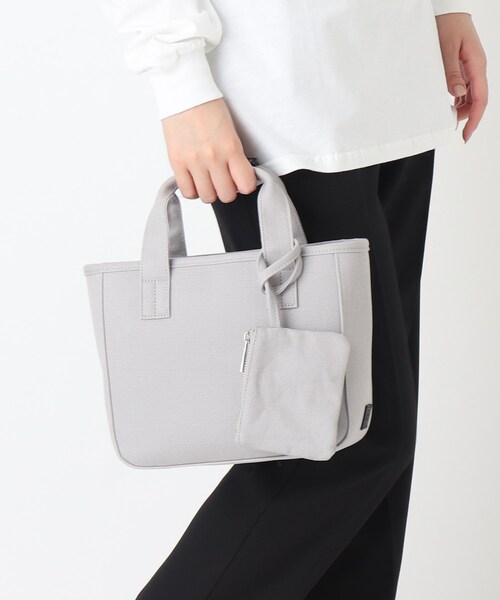 SOUP（スープ）の「◆モードキャンバストート（トートバッグ・レディース・グレー/オフホワイト/カーキ・00）」の7枚目の写真