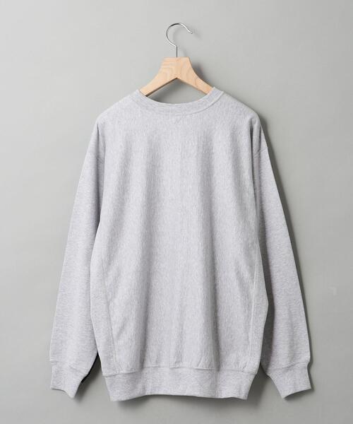 BEAUTY&YOUTH UNITED ARROWS（ビューティーアンドユースユナイテッドアローズ）の「BY ライト カレッジ スウェット（スウェット・メンズ・グレー/オフホワイト/ダークグレー・S/M/L/XL）」の4枚目の写真