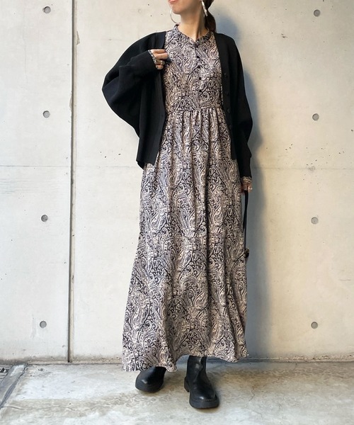 DouDou（ドゥドゥ）の「ポリエステルカーディガン（カーディガン/ボレロ・レディース・バイオレット/ライトグリーン/オフホワイト/ブラック・FREE）」の8枚目の写真