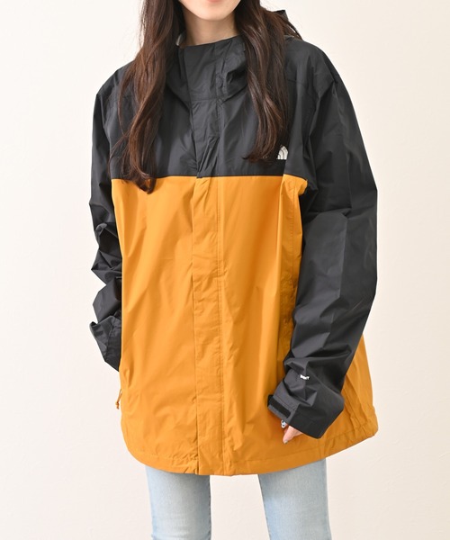 THE NORTH FACE（ザノースフェイス）の「THE NORTH FACE(ザ・ノース・フェイス) ベンチャー2 ナイロンジャケット（ナイロンジャケット・レディース・ブラック×カーキ/ブラック/ブラウン/ブラック×イエロー・S/M/L/XL）」の2枚目の写真