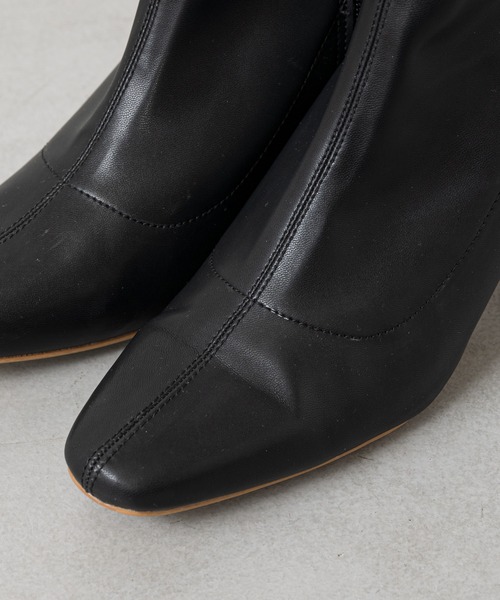 prose verse（プロズヴェール）の「《WEB限定》ストレッチショートブーツ（ブーツ・レディース・ブラック/アイボリー/ミント/ブラック系その他・SMALL/MEDIUM/LARGE/X-LARGE/XX-LARGE/X-SMALL）」の6枚目の写真