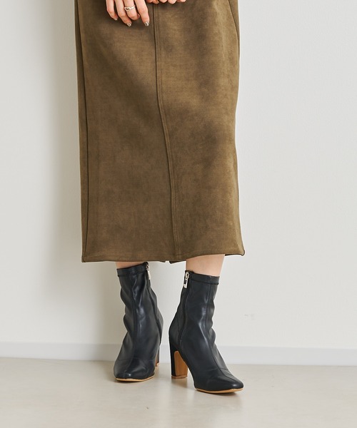 prose verse（プロズヴェール）の「《WEB限定》ストレッチショートブーツ（ブーツ・レディース・ブラック/アイボリー/ミント/ブラック系その他・SMALL/MEDIUM/LARGE/X-LARGE/XX-LARGE/X-SMALL）」の18枚目の写真