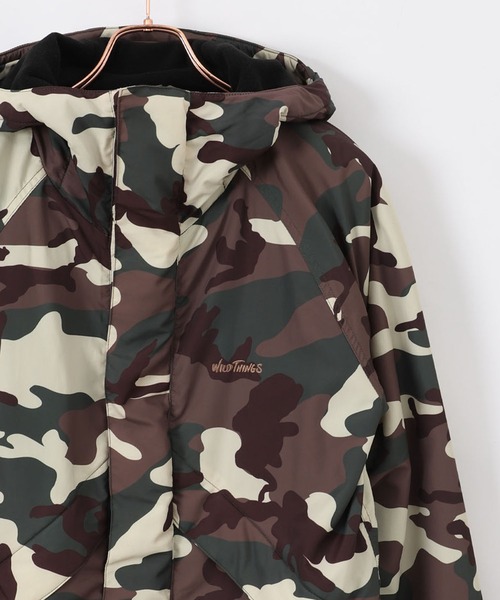 WILD THINGS(ワイルドシングス)の「【WILD THINGS / ワイルドシングス】SUPPLEX DENALI FLEECE WT21240PA(マウンテンパーカー・メンズ・カモフラージュ/タン/オリーブ/ブラック/チャコールグレー・LARGE/MEDIUM/SMALL)」の1枚目の写真
