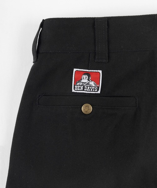 BEN DAVIS（ベンデイビス）の「【BEN DAVIS/ベンデイビス】レギュラーフィット ワーカーズパンツ/ チノパン/スケーターパンツ/センタープレスワークパンツ（チノパンツ・メンズ・ブラック/ベージュ/ネイビー/オリーブ・32inch/34inch/36inch/29inch）」の7枚目の写真