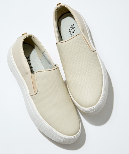 Mazell（マゼル）の「Mazell  / 厚底ライトスリッポン（スリッポン・レディース・ブラック/モカ/ライトイエロー/その他4/ライトグレー/その他5/ライトベージュ・35/36/37/38/39/40）」の5枚目の写真