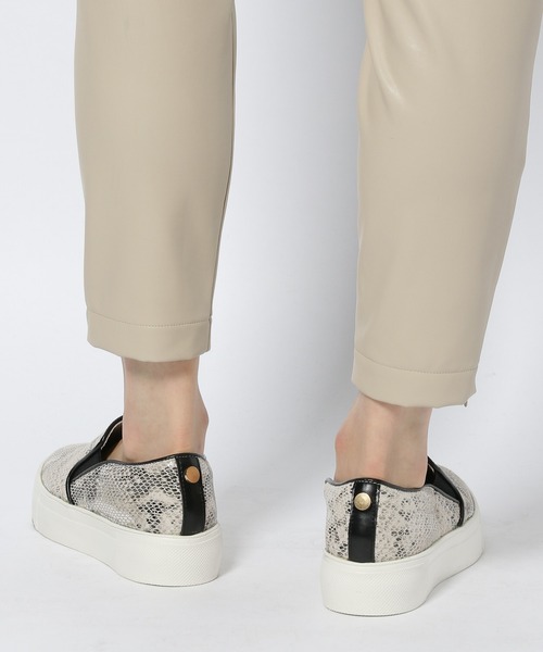 Mazell（マゼル）の「Mazell  / 厚底ライトスリッポン（スリッポン・レディース・ブラック/モカ/ライトイエロー/その他4/ライトグレー/その他5/ライトベージュ・35/36/37/38/39/40）」の9枚目の写真