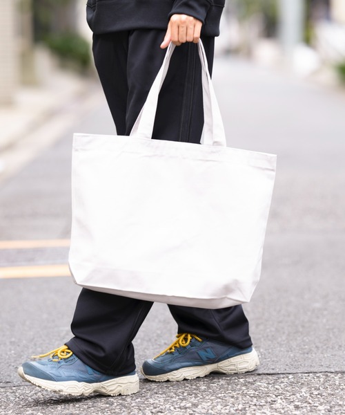 United Athle（ユナイテッドアスレ）の「【United Athle】ヘヴィー キャンバス トートバッグ L 1518（トートバッグ・メンズ・ブラック/オリーブ/キャメル/ライトグレー/ナチュラル/ネイビー/カモフラージュ・FREE）」の11枚目の写真