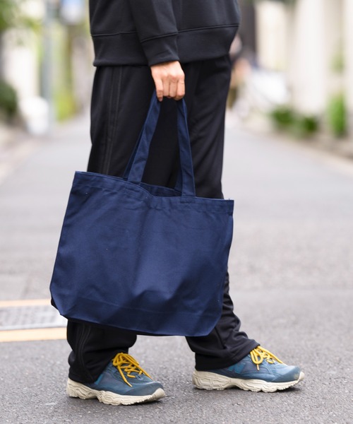 United Athle（ユナイテッドアスレ）の「【United Athle】ヘヴィー キャンバス トートバッグ L 1518（トートバッグ・メンズ・ブラック/オリーブ/キャメル/ライトグレー/ナチュラル/ネイビー/カモフラージュ・FREE）」の16枚目の写真