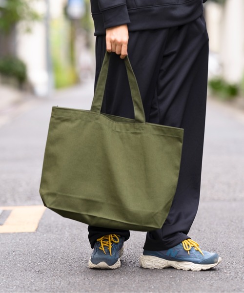 United Athle（ユナイテッドアスレ）の「【United Athle】ヘヴィー キャンバス トートバッグ L 1518（トートバッグ・メンズ・ブラック/オリーブ/キャメル/ライトグレー/ナチュラル/ネイビー/カモフラージュ・FREE）」の18枚目の写真