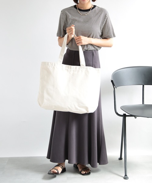 United Athle（ユナイテッドアスレ）の「【United Athle】ヘヴィー キャンバス トートバッグ L 1518（トートバッグ・メンズ・ブラック/オリーブ/キャメル/ライトグレー/ナチュラル/ネイビー/カモフラージュ・FREE）」の20枚目の写真