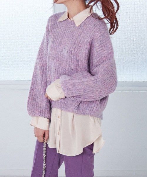 Heather（ヘザー）の「Cotton Candy Knit 255086（ニット/セーター