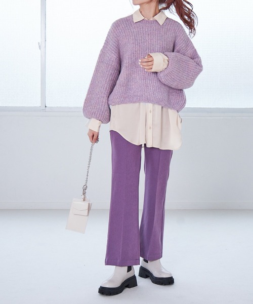 Heather（ヘザー）の「Cotton Candy Knit 255086（ニット/セーター