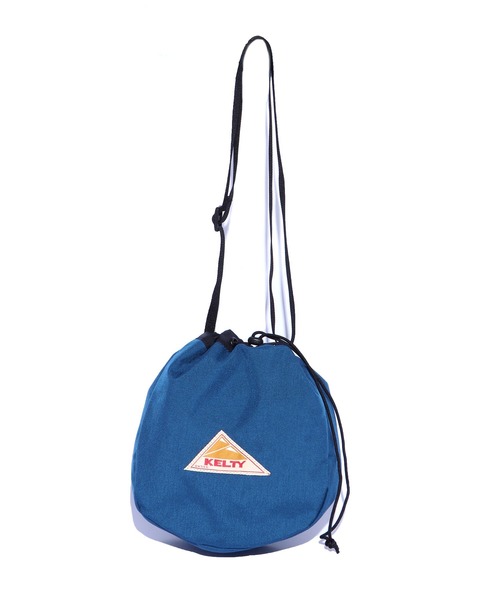 KELTY（ケルティ）の「KELTY/ケルティ KINCHAKU SHOULDER ショルダーバッグ 巾着バッグ（ショルダーバッグ・メンズ・ブラック/オリーブ/ブルー/サンドベージュ/セージグリーン/タン/キャメル/パープル/モカ/ネイビー/グレー/マスタード・ONE SIZE）」の9枚目の写真