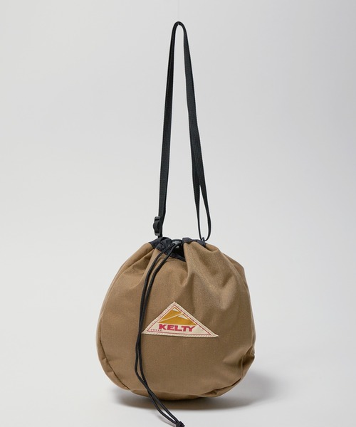 KELTY（ケルティ）の「KELTY/ケルティ KINCHAKU SHOULDER ショルダーバッグ 巾着バッグ 2026年春夏（ショルダーバッグ・メンズ・ブラック/オリーブ/ブルー/サンドベージュ/セージグリーン/タン/キャメル/パープル/モカ/ネイビー/グレー/マスタード・ONE SIZE）」の22枚目の写真