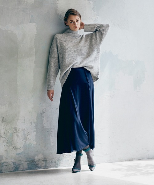 INED CLARO（イネドクラロ）の「《INED CLARO》メランジニットプルオーバー（ニット/セーター・レディース・グレー/オフホワイト/ブルー/グリーン系その他・フリー）」の10枚目の写真